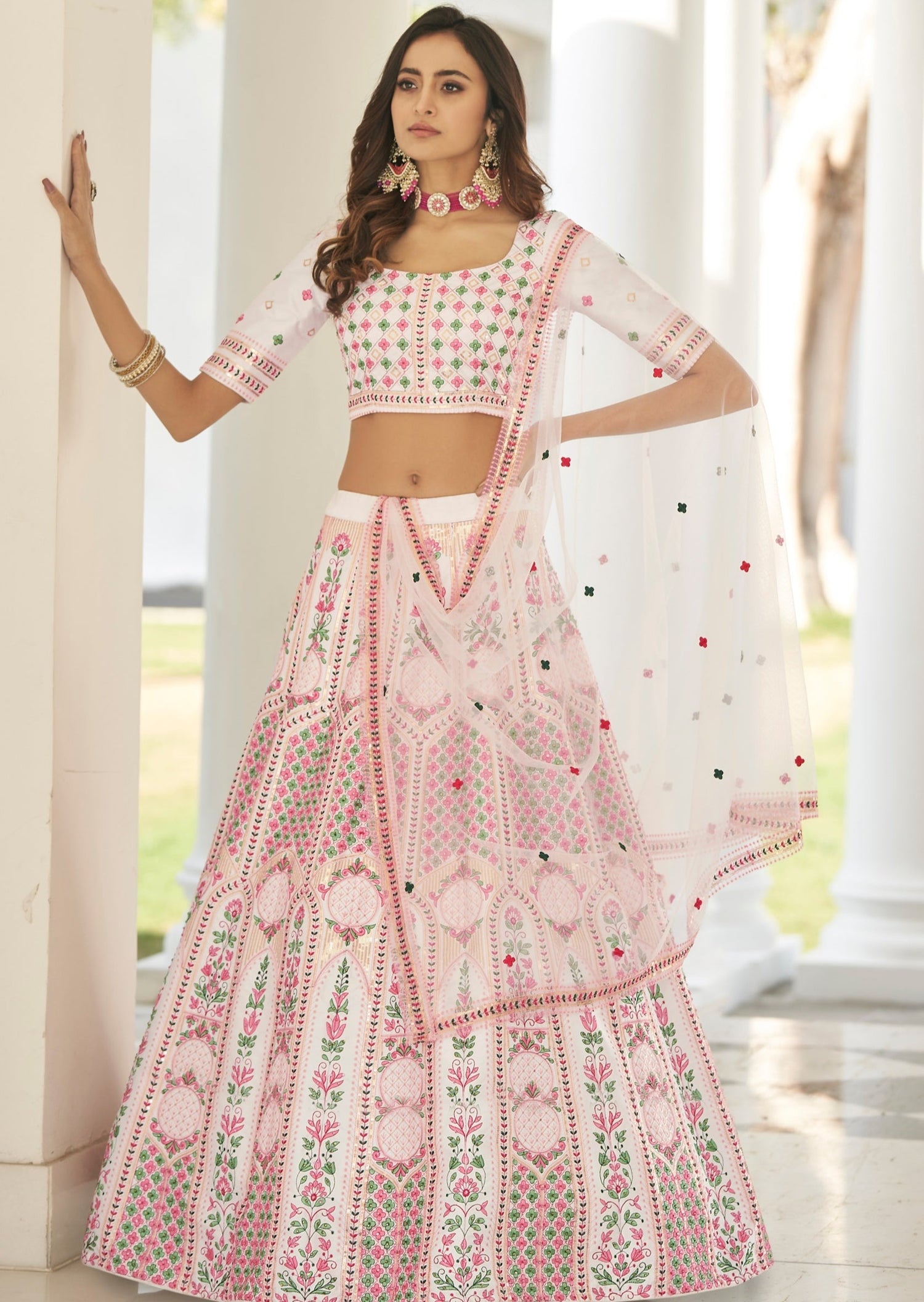 Buy Silk Lehenga Online in India - Joshindia