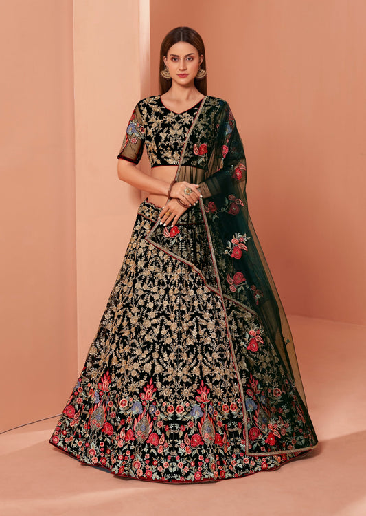 Royal Green Bridal Lehenga
