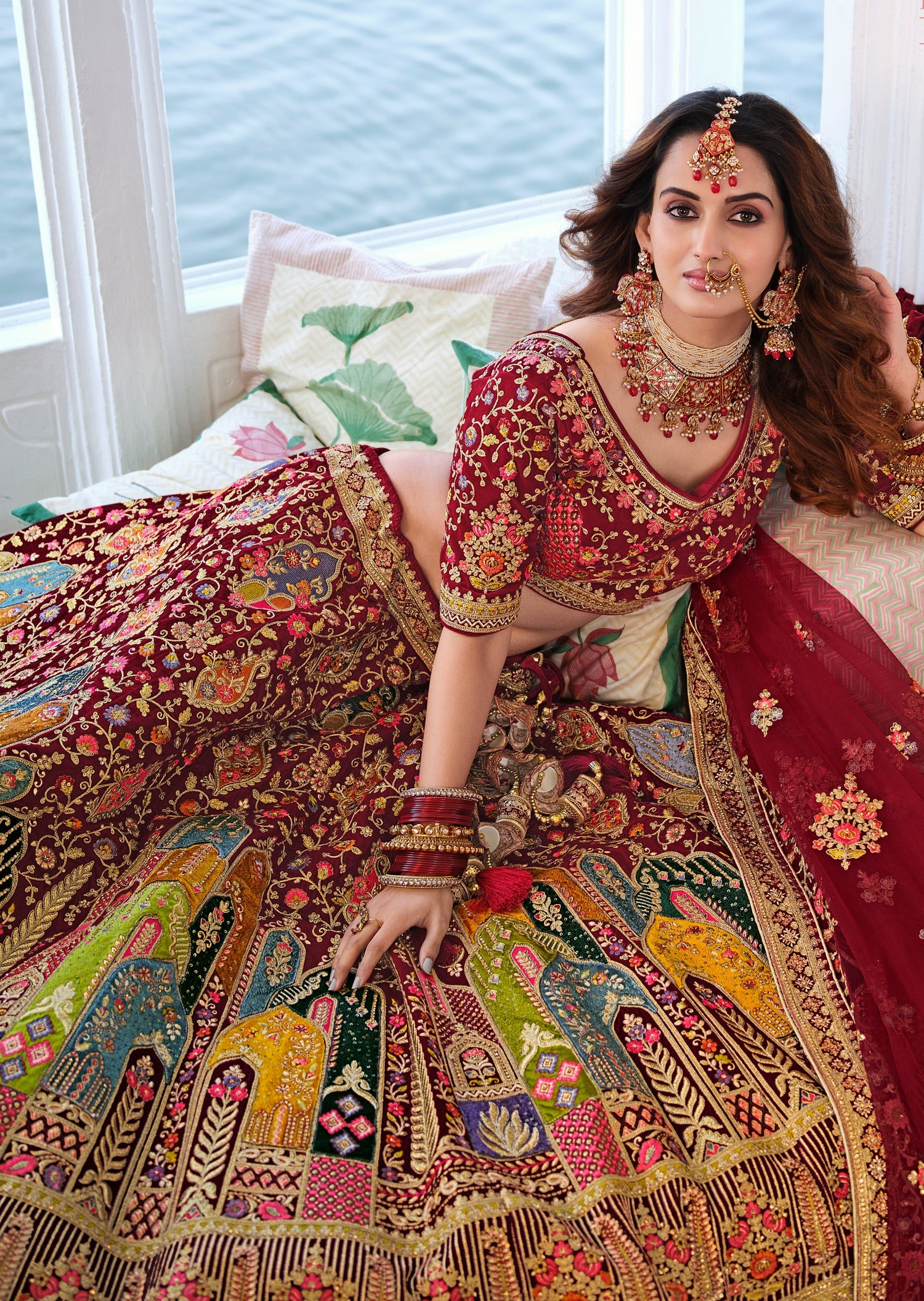 Designer bridal lehengas online1