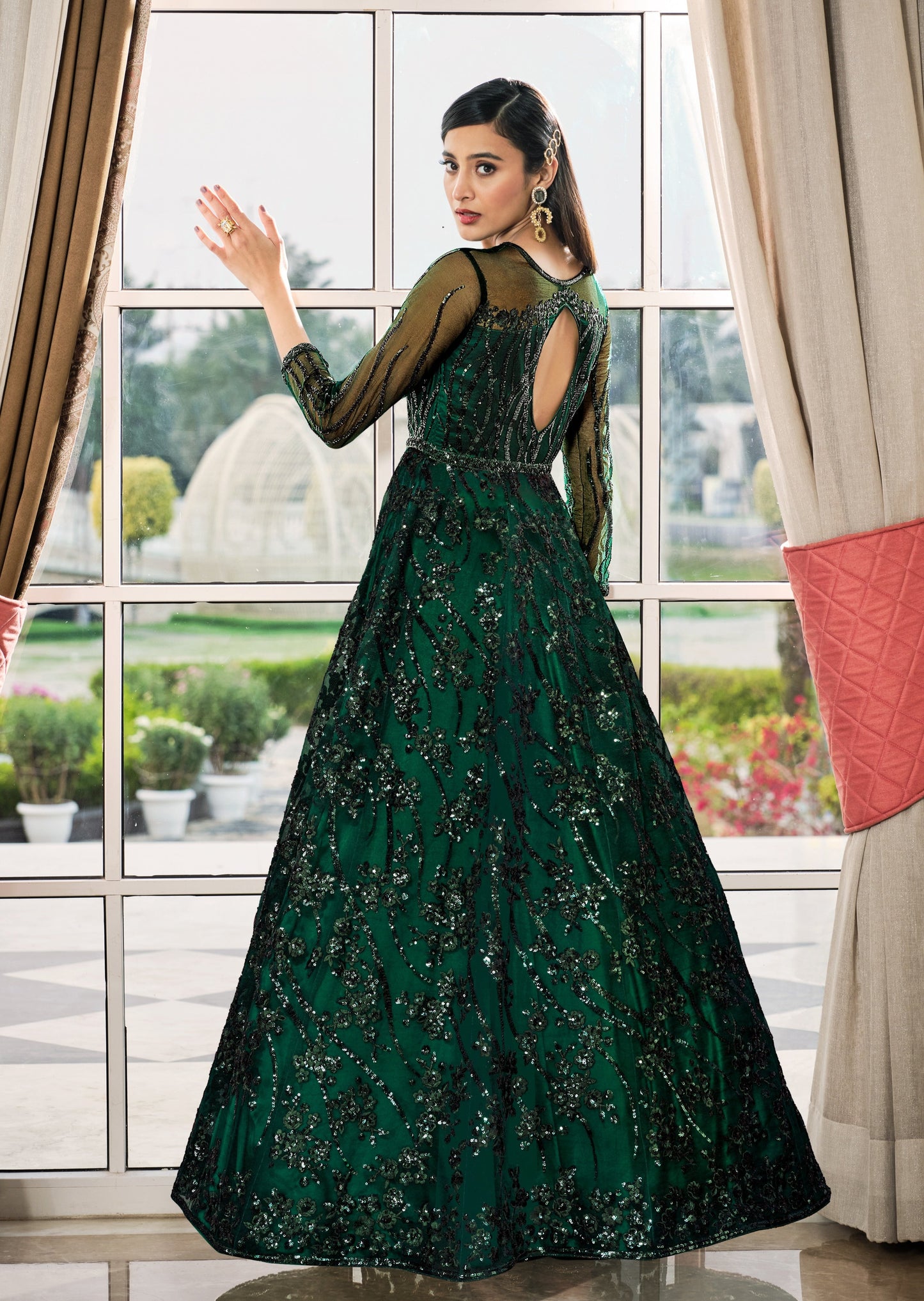Royal Green Anarkali Suit