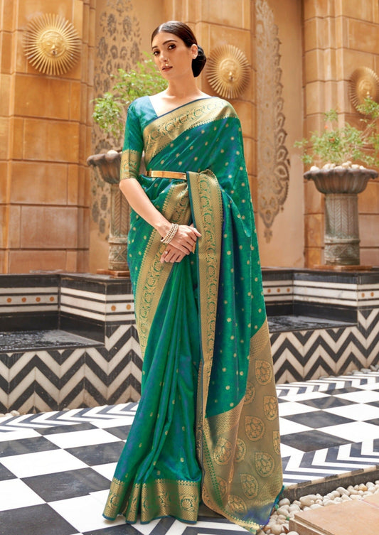 Luxury handloom silk sarees online.