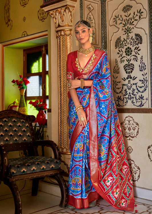 Single ikat Patola saree