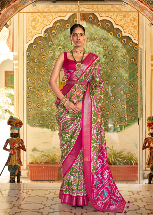 Single ikat Patola sarees