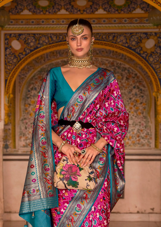 Patola paithani silk sarees online india usa uk canada buy.