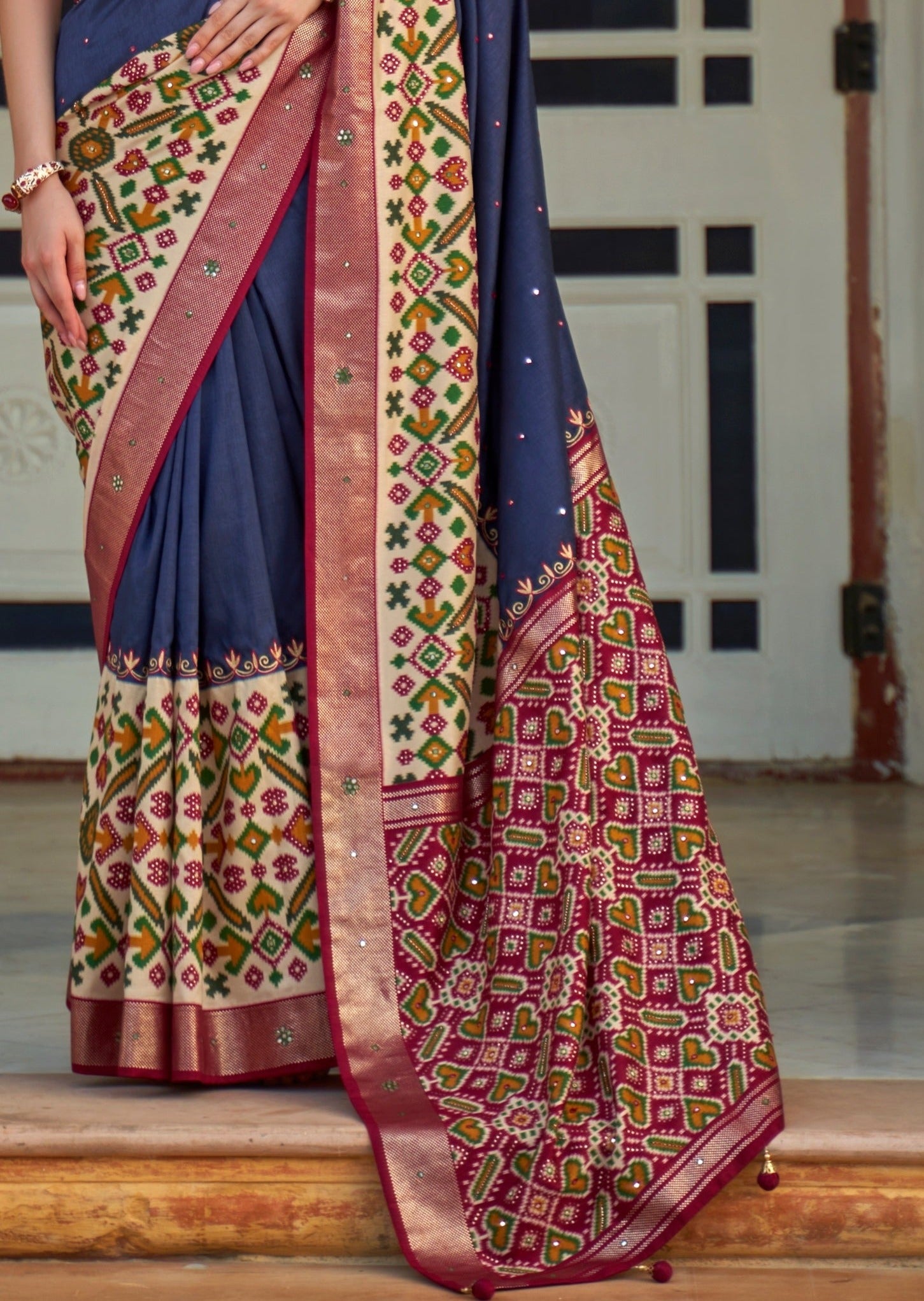 Saree pallu