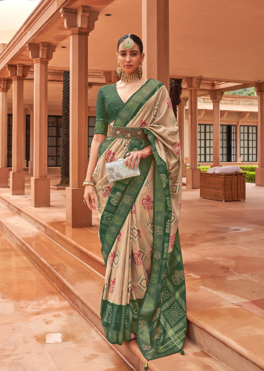 Hathi Popat Patola saree