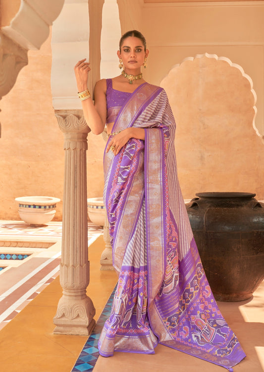 Ikat Patola Silk Saree online Shopping